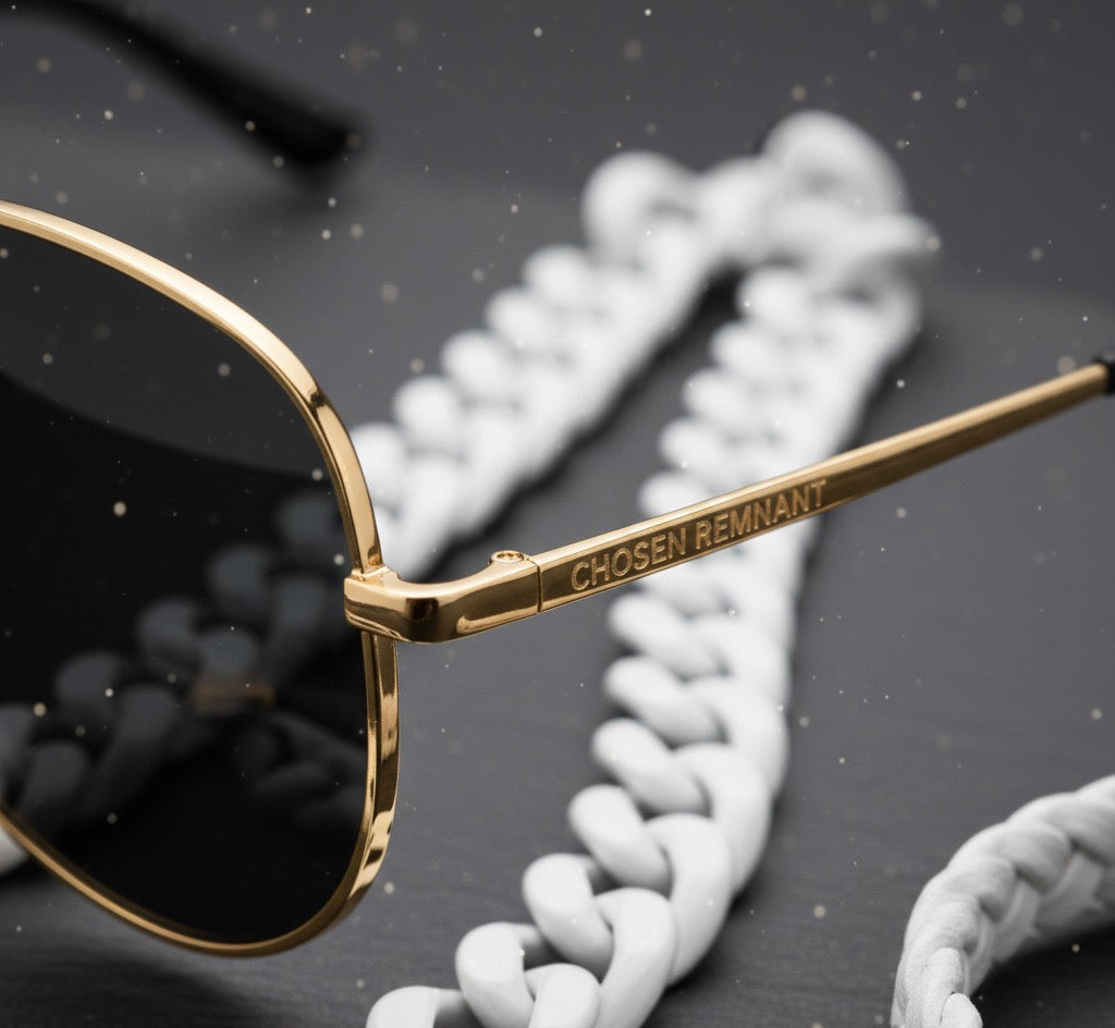 CR Aviator Sunglasses — Gold Frame Edition
