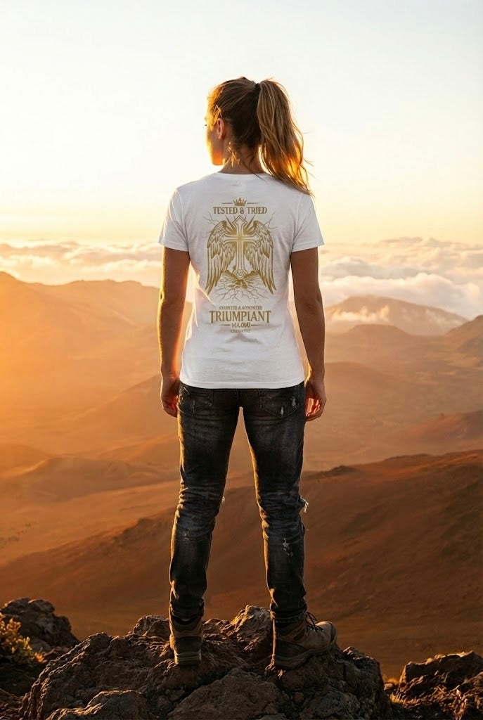 “Tested & Tried — Triumphant Wings Edition” Tee (Isaiah 61:7-8)