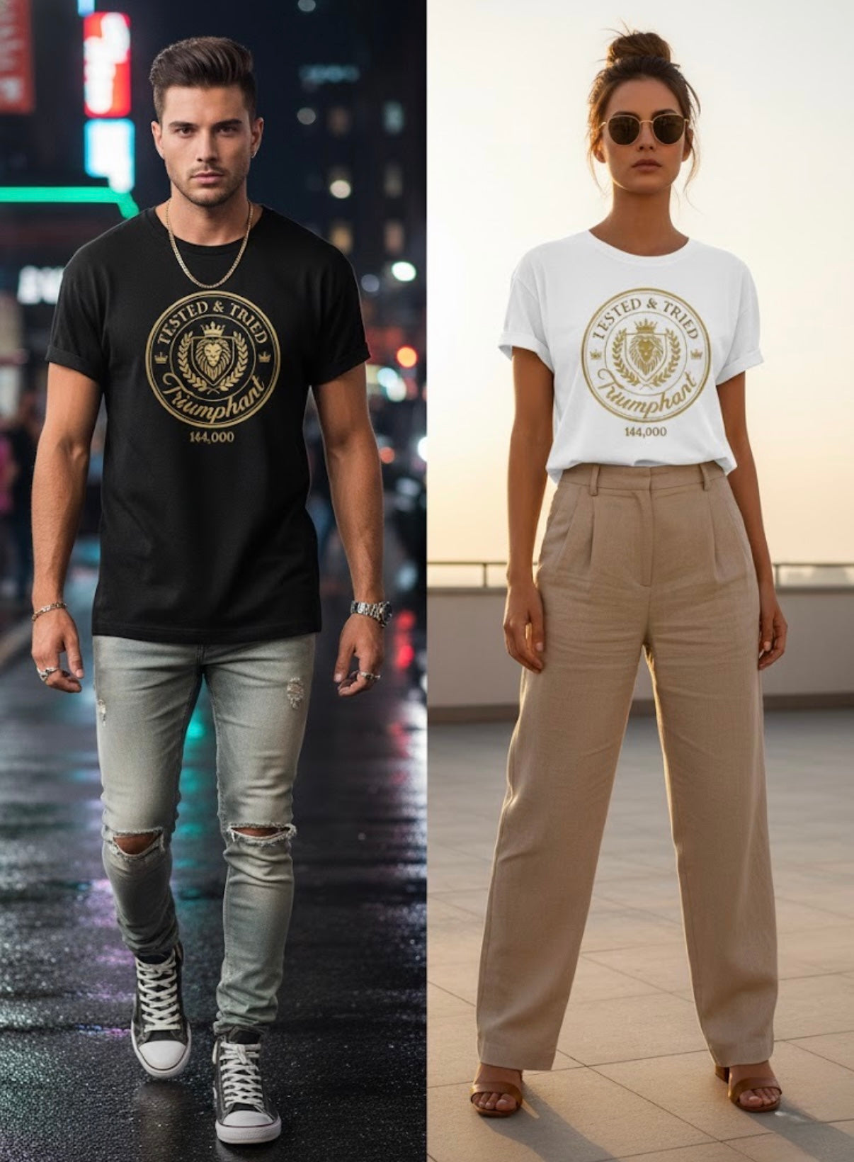 “Tested, Tried & Triumphant – Lion Seal” Tee