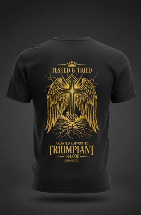 “Tested & Tried — Triumphant Wings Edition” Tee (Isaiah 61:7-8)